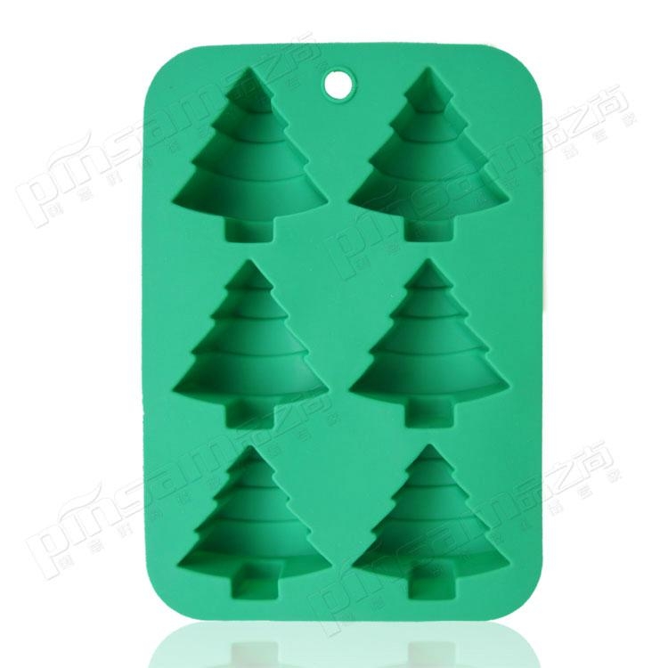 silicone baking mold for Christmas tree pinsam (China Manufacturer