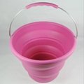fashion high quality silicone collapsible bucket  2