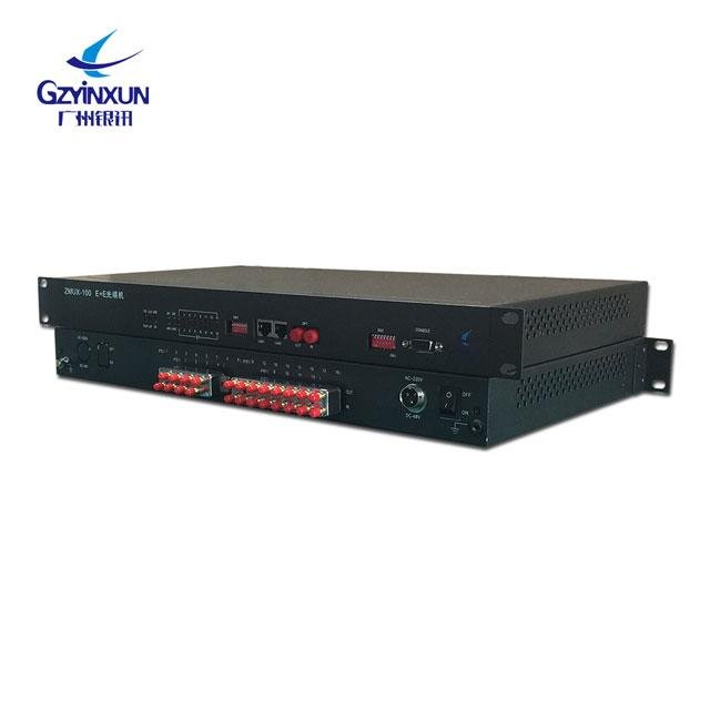 MUX 16lines over 1 channel fiber optical PDH multiplexer 2