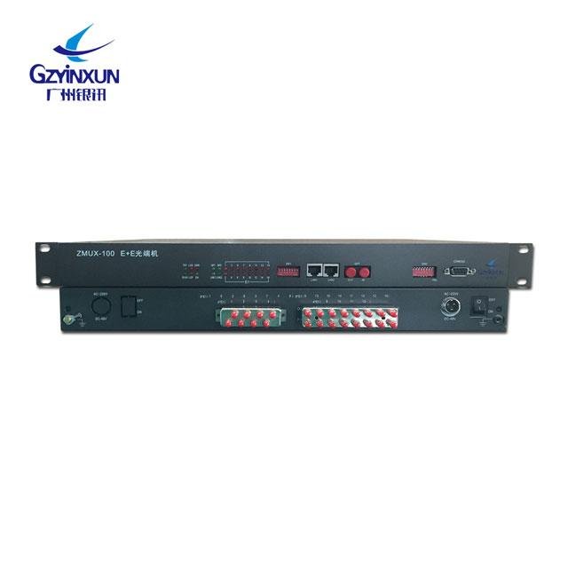 MUX 16lines over 1 channel fiber optical PDH multiplexer 3