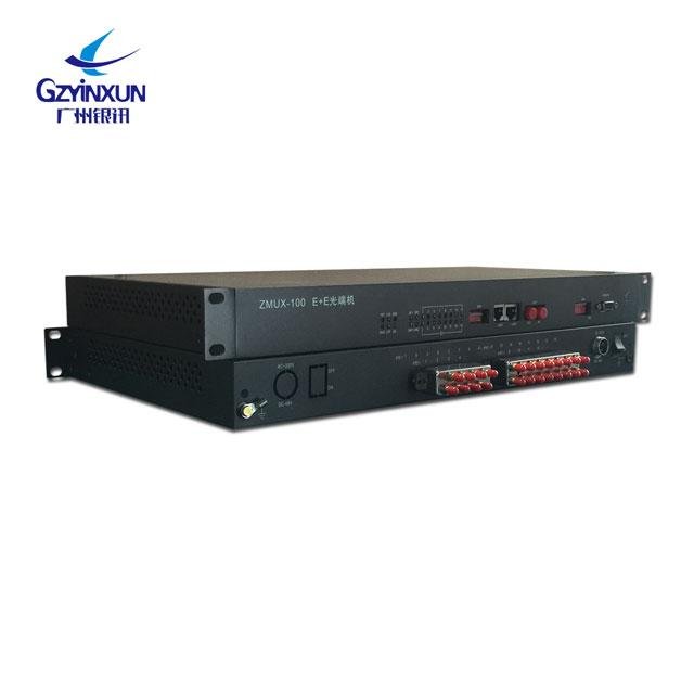 MUX 16lines over 1 channel fiber optical PDH multiplexer 4
