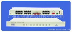 MUX 16lines over 1 channel fiber optical PDH multiplexer