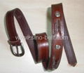 Lady classical elegant narrow belt