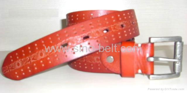 Lady sunshine energy leather belt