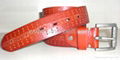 Lady sunshine energy leather belt