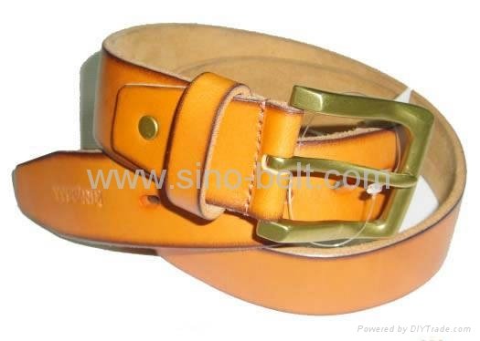 Lady contracted element body leather belt