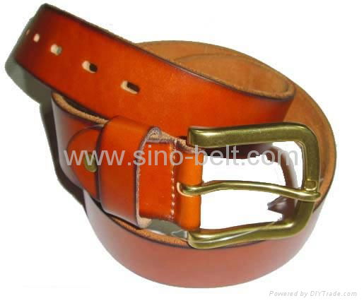 Lady contracted element body leather belt 4