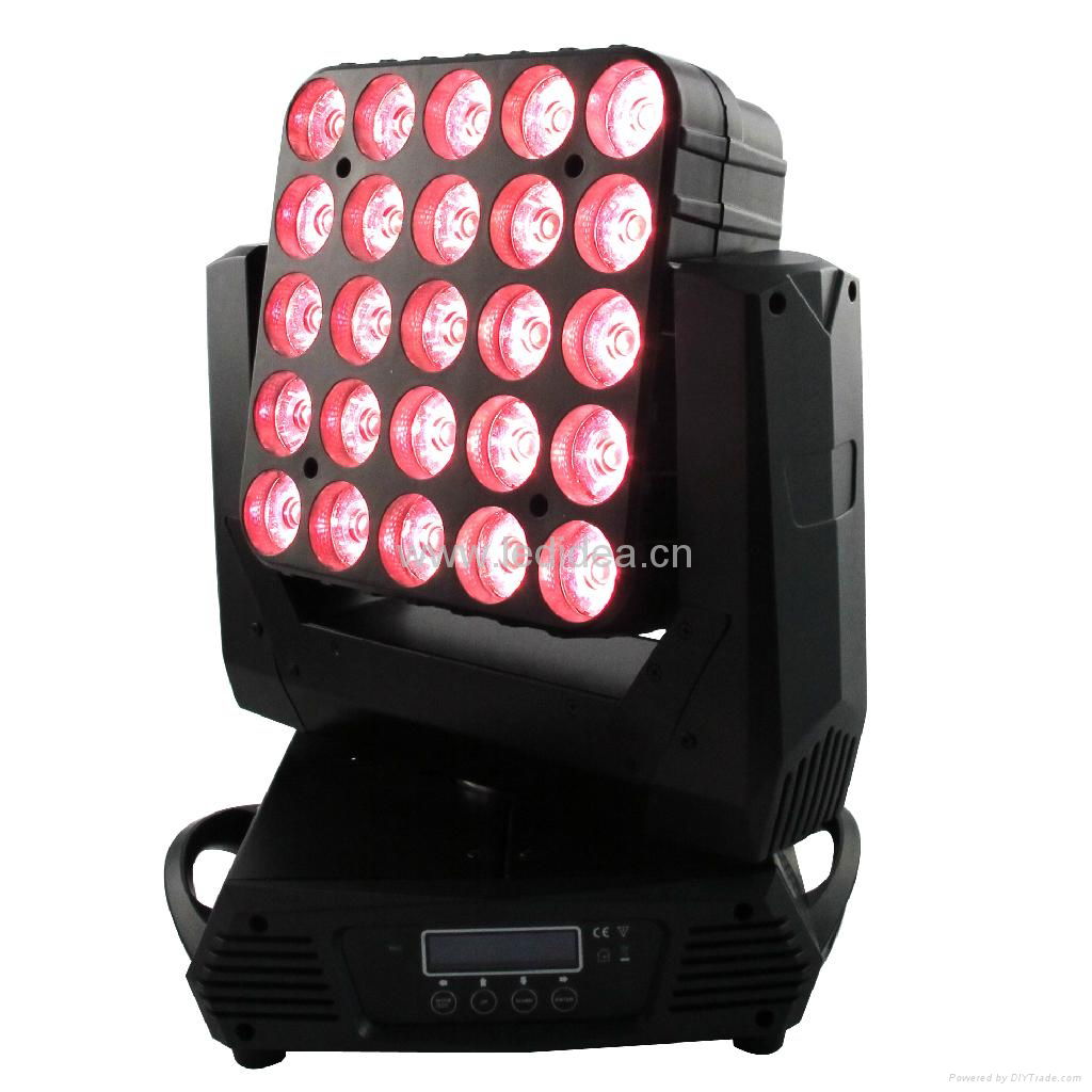 25x12W OSRAM OSTAR Quad LED Moving Matrix Blinder（Pixel Effect） 2