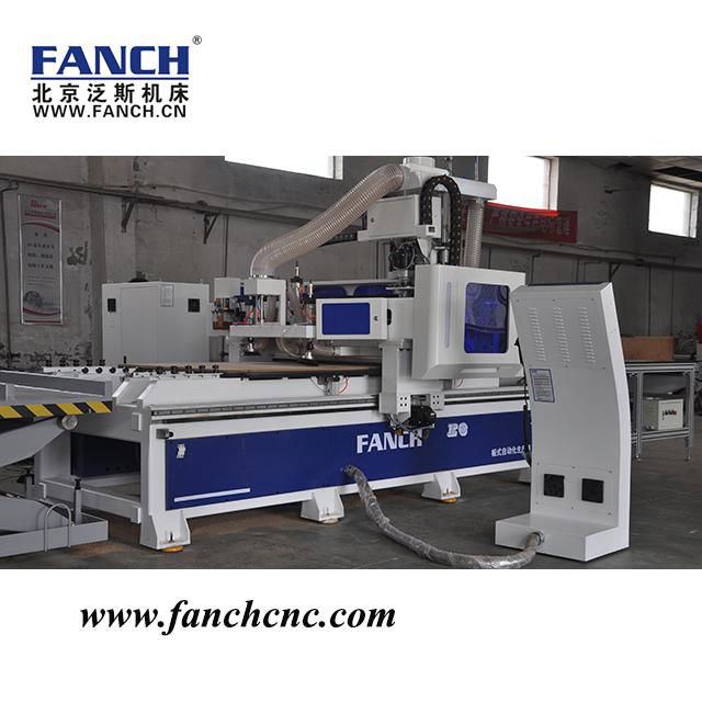 Panel Furniture Production Line CNC Router with Automatic Loading and Unloading Platform