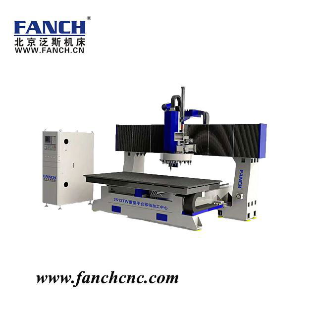 Table Moving CNC Machining Center for Aluminum with Carousel Tool Magazine