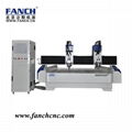 Granite CNC Router Machine with Two Spindles