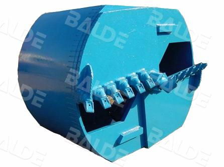 Double Cut Drilling Bucket with Flat Teeth for Drilling