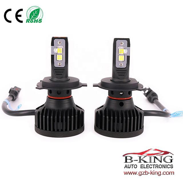 High Power High Brightness H4 45W 9000lm Xhp50 LED Headlight Bulb 3