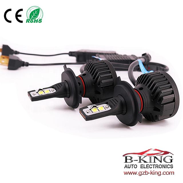 High Power High Brightness H4 45W 9000lm Xhp50 LED Headlight Bulb 4