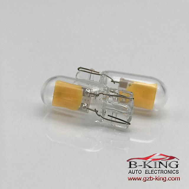 Halogen Bulb Size 2500K/5500K T10 W5W 194 COB LED Car Bulb 4