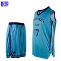 2020 new design basketball tops basketball shorts print name and number 3