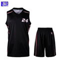 2020 new design basketball tops basketball shorts print name and number 4