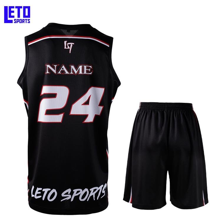 2020 new design basketball tops basketball shorts print name and number 5
