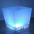 LED ice bucket, wine chiller