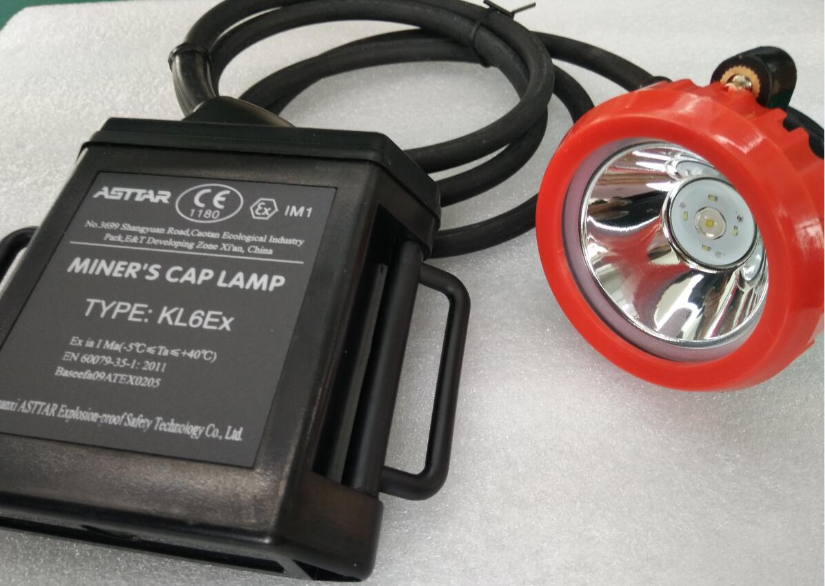 atex approved mining cap lamp KL6Ex 3