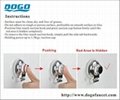 How DOGO one touch suction cup hook work