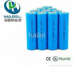 LiFePO4 Battery IFR18650 3.2V 1600mAh