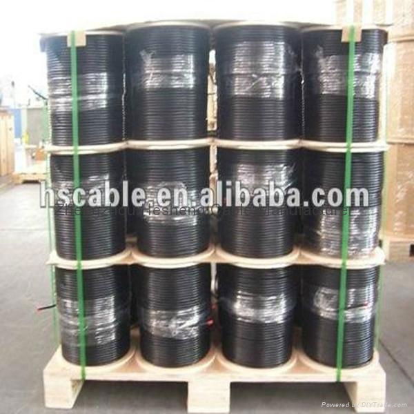 Cu Al Conductor Cu CCA Screened Coaxial Cable For CCTV  2