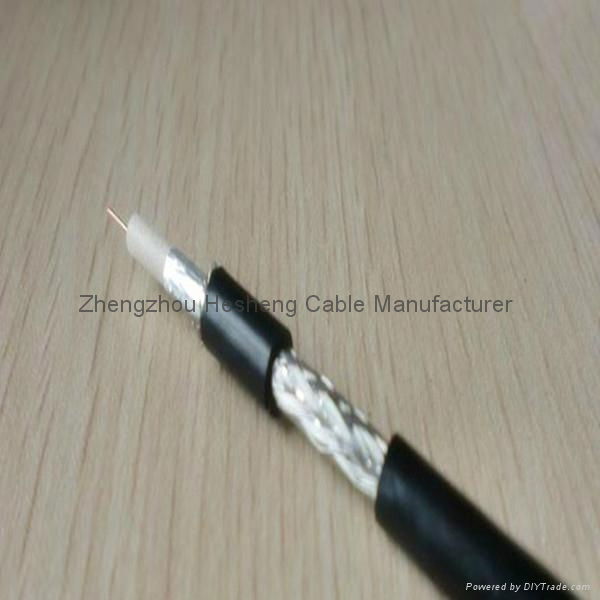 Cu Al Conductor Cu CCA Screened Coaxial Cable For CCTV  3