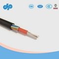 600V Single Phase Copper conductor concentric cable 3x4AWG