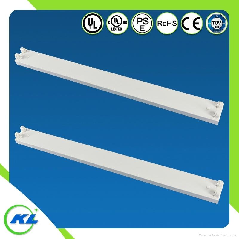 UL CUL 4ft tube light fixture 2*36W from China factory