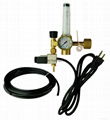 High Flow Victor Hydroponic And Garden Greenhouse Solenoid CO2 Regulator 1