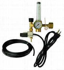 High Flow Victor Hydroponic And Garden Greenhouse Solenoid CO2 Regulator