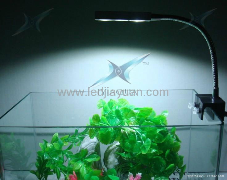 LED mini Aquarium Clip Lamp lighting 3w 2