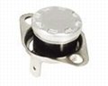 Manual or Auto Reset Copper Screw Head Bimetal Ksd301 Thermostat