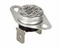 Manual or Auto Reset Copper Screw Head Bimetal Ksd301 Thermostat
