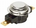  3/4" Electric Home Appliance Manual Reset Bimetal Thermostat