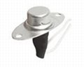 Customized 250VAC 5A KSD bimetallic defrost thermostat protector switch