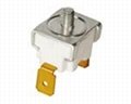 Customized 250VAC 5A KSD bimetallic defrost thermostat protector switch