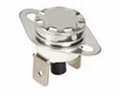 Sensitive temperature switches with snap action and bimetal thermostat 15A 250V