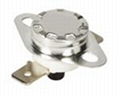 KSD301 bimetal manual reset thermostat for kitchen appliances, heaters 