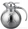 Stainless steel Foot ball vacuum flask 1