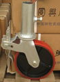 8 " PU scaffolding caster 1