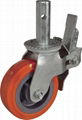 8 " PU scaffolding caster 3