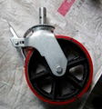 8 " PU scaffolding caster 4