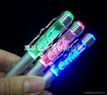 LED Fiber Pen with custom-made sculp in light