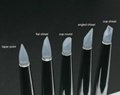 Eeesa 5Pcs Nail Art Silicone Tools Sculpture Pen for Carving Craft Polish Nail  1
