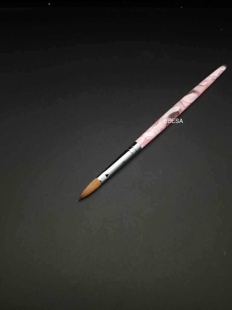 Eeesa Premium Pure Kolinsky Acrylic Handle Acrylic Nail Brush Size 8