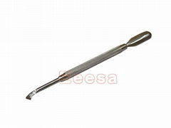 EEESA Stainless Steel Nail Cuticle Nail Pusher Spoon Remover Manicure Pedicure 