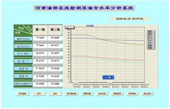 原油含水率检测分析系统