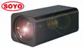 3.0 Megapixel 1/1.8" 10-380mm motorized zoom lens 1